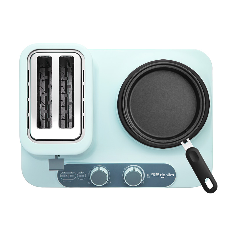 东菱(Donlim)三明治机早餐机多功能轻食烤面包机 电煮锅 多士炉DL-3405(晴空蓝)高清大图