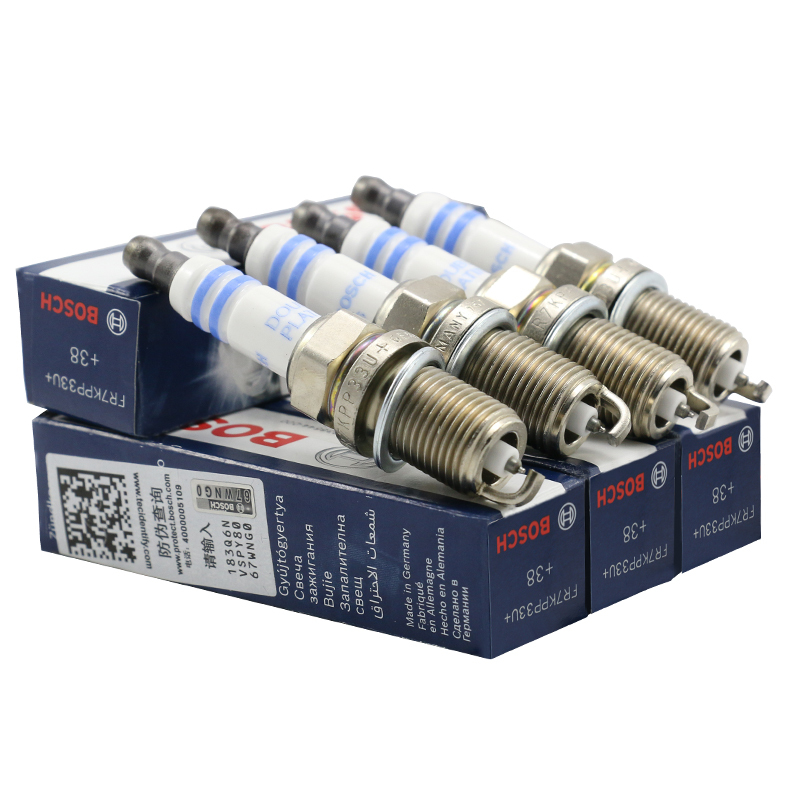 博世(BOSCH)双铂金火花塞FR7KPP33U+四支装(现代悦动/索纳塔/途胜/斯巴鲁森林人)