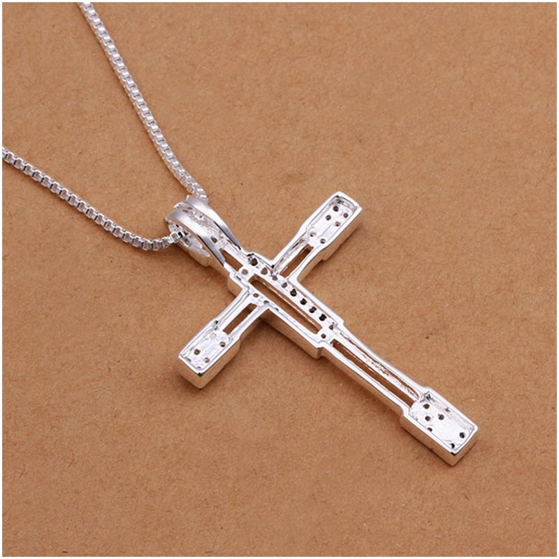 N344 Women Silver Necklace 镀925纯银女项链日韩版锁骨链潮人送女朋友七夕情人节礼物