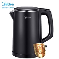 美的(Midea)电水壶热水壶1.5L电热水壶304不锈钢水壶高温消毒智能无缝暖水壶开水壶烧水壶开水壶WHJ1512d