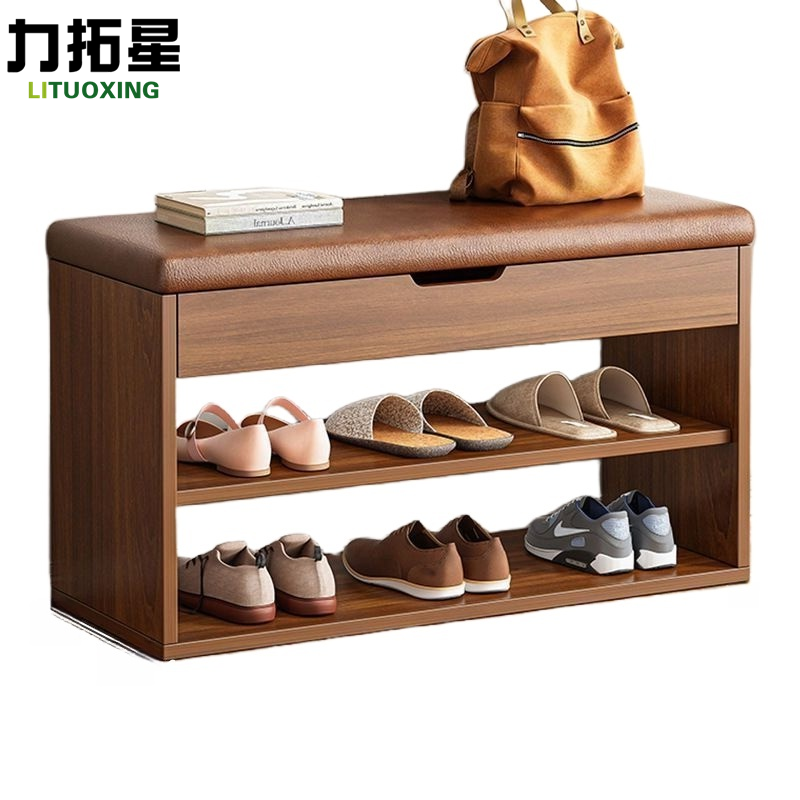 力拓星 软包鞋架 双层60*24*44cm 个高清大图