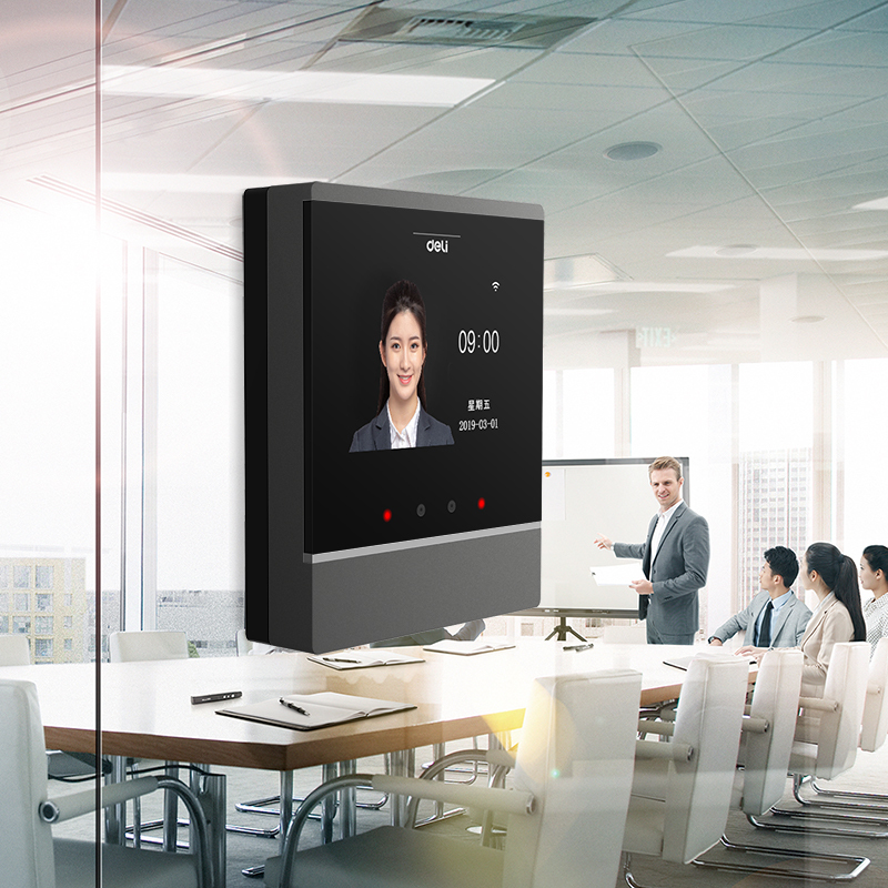 得力dl-d2智能云考勤机(银灰)(台)