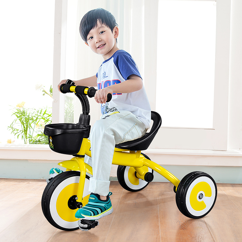 永久儿童三轮车13岁宝宝脚踏车小孩童车婴儿手推车幼儿自行车