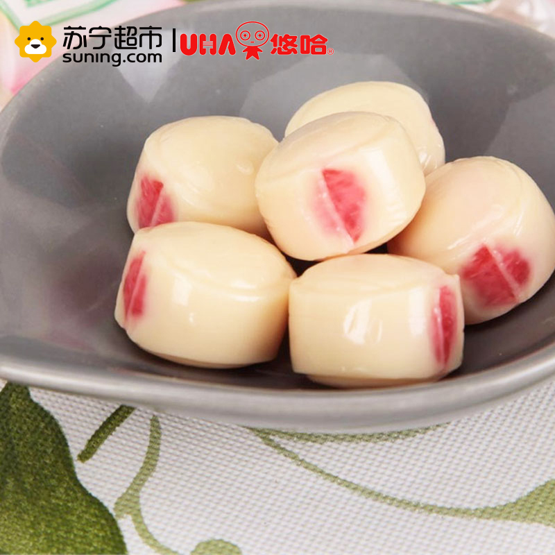 悠哈特浓草莓牛奶糖120g