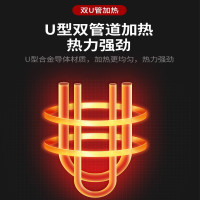 扬子油汀取暖器家用电暖器暖气片电热油酊暖风机烤火炉卧室客厅烘衣加湿大面积-黑+金9片[配烘衣架加湿器+倾倒断电]
