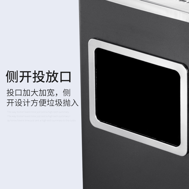 铭威盾不锈钢圆形大号商用垃圾桶酒店ktv大堂立式烟灰桶电梯口高档户外
