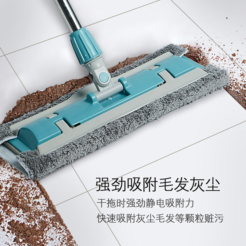 开普特 平板拖把家用懒人旋转干湿一拖净瓷砖两用拖地神器拖布墩布3308