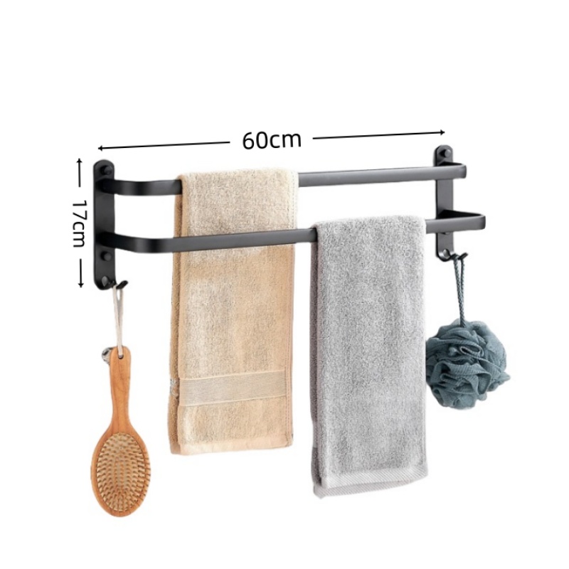 攸形毛巾架60*10*17cm个高清大图