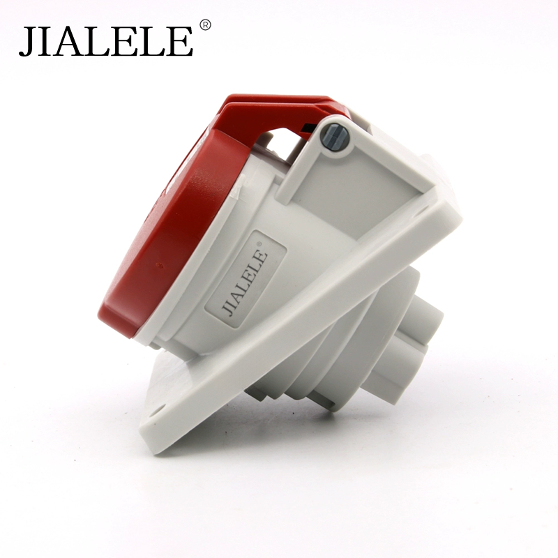 JIALELE 航空插座斜 16A 3孔 个高清大图