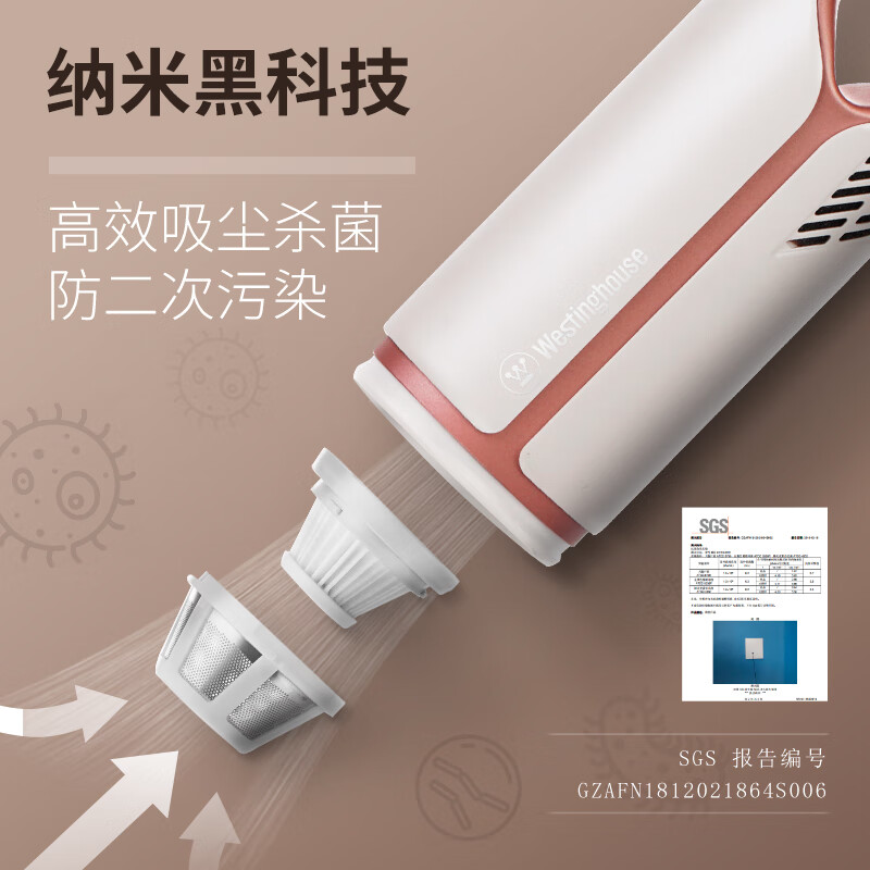 西屋手持吸尘器 WXC-10A/11手持便携家用车载吸尘器高清大图