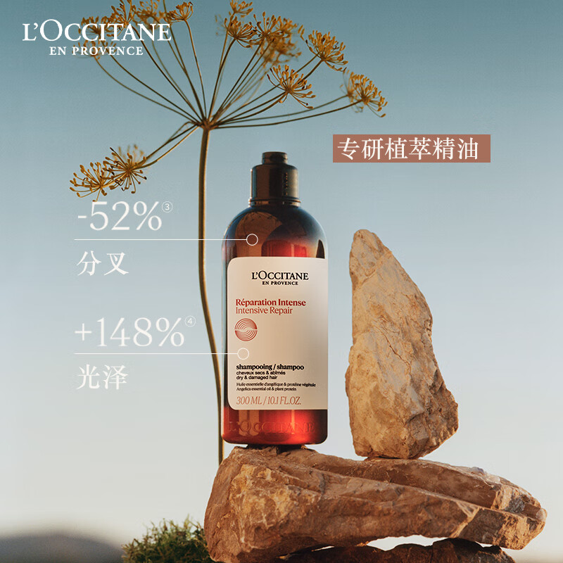 欧舒丹 草本香菁纯修护洗发水护发素 洗发300ML+护发250ML 套装高清大图