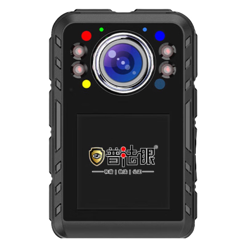 普法眼DSJ-PF9 32G视频记录仪5800W1440P双屏幕名片功能夜视IP68
