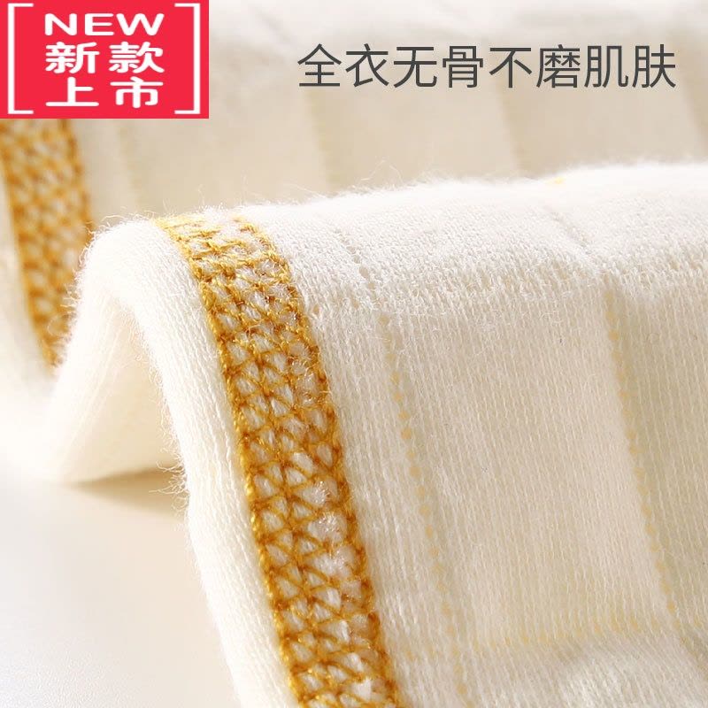 可莉允婴儿衣服秋冬季加厚款保暖新生儿连体衣三层夹棉宝宝棉服冬装图片