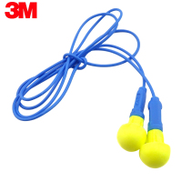 3M 318-1005免揉搓泡棉带线防护耳塞 10副
