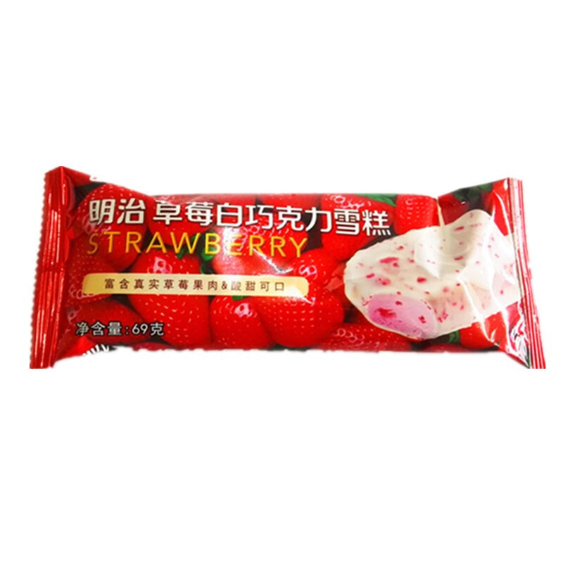 明治草莓白巧克力雪糕 69g