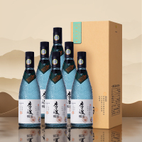 [李渡官方旗舰店]李渡窖龄酒明高粱酒 45度元窖香白酒整箱装500ml*6瓶 收藏礼盒版 江西宴席用酒