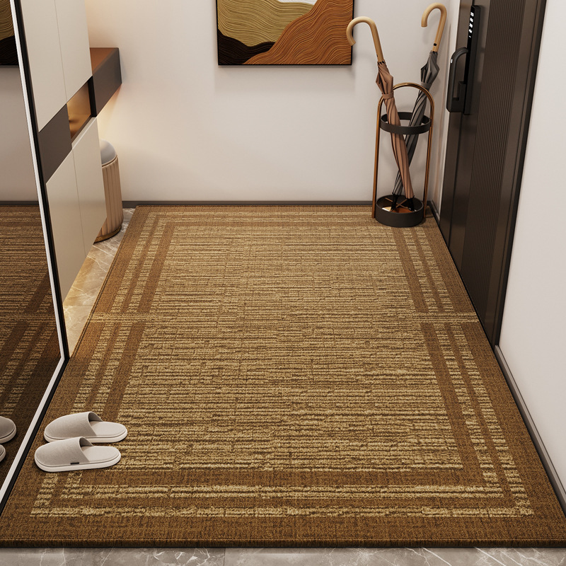 入户门地垫轻奢高级感玄关脚垫耐脏防尘防滑入门地毯进门门口家用高清大图
