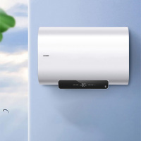 Leader海尔智家出品电热水器纤薄扁桶60升2200W/3300单双胆变频速热家用一级能效高温抑菌WIFI智控