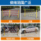 龙盾可移动红白伸缩围栏 围挡施工隔离安全护栏玻璃钢高1.2m展开3.5m