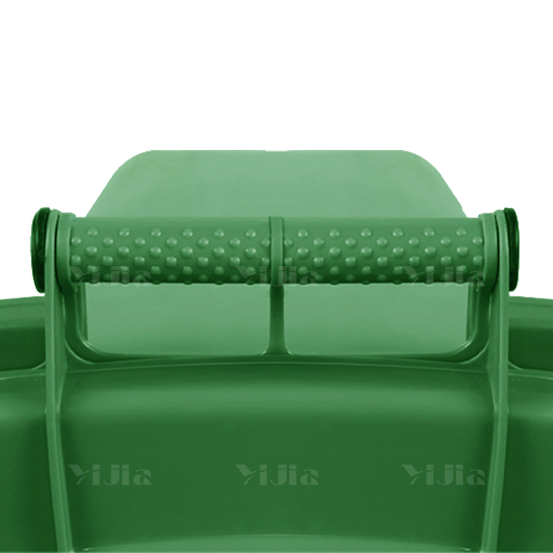 翌嘉YJ4122116 户外分类垃圾桶环卫垃圾桶 50L绿色(厨余垃圾)高清大图