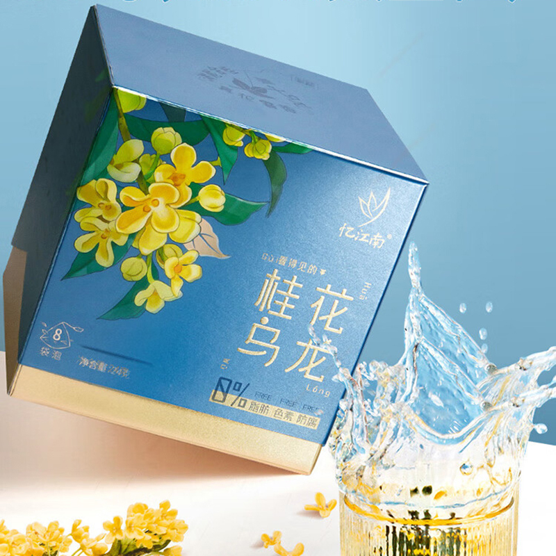 忆江南 24g 花草茶桂花乌龙茶 (盒)
