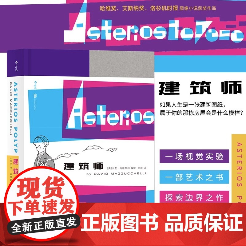 [央视网]建筑师 大卫马祖凯利华丽风格漫画 洛杉矶时报获奖作品 视觉实验色彩表达思想 动漫文学艺术图像小说HL高清大图