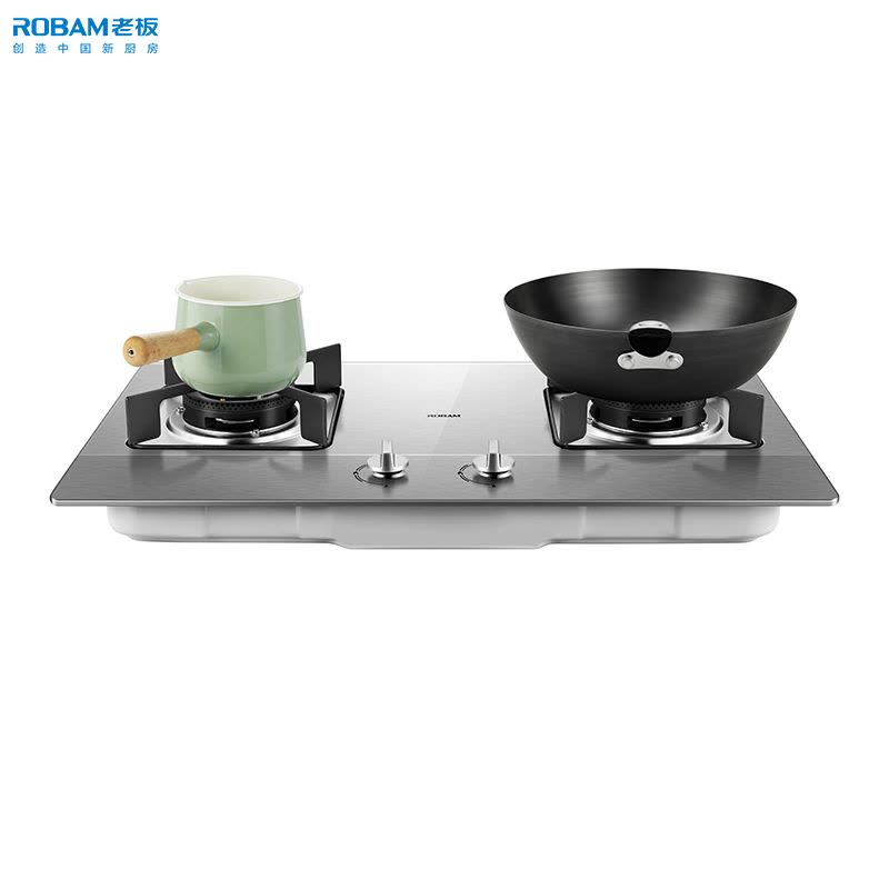 老板(Robam)4.1kW燃气灶自营双眼灶煤气灶单灶具燃气灶台嵌两用灶煤气炉不锈钢炉灶带熄火保护30G2(液化气灶)图片