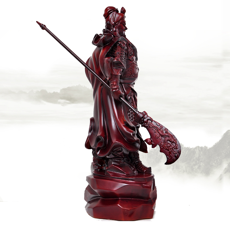 礼品之家 树脂武财神爷关二爷开业乔迁礼品店铺招财 关公摆件关公像关公佛像送女朋友七夕情人节礼物