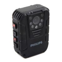 飞利浦(PHILIPS)VTR8100 16G+遥控器 150°广角1080P高清红外夜视摄像便携音视频记录仪取证执法仪