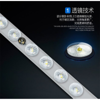 TCL照明 北欧客厅灯具led吸顶灯全屋灯具中式卧室灯阳台灯长方形餐厅灯套餐 墨玉系列