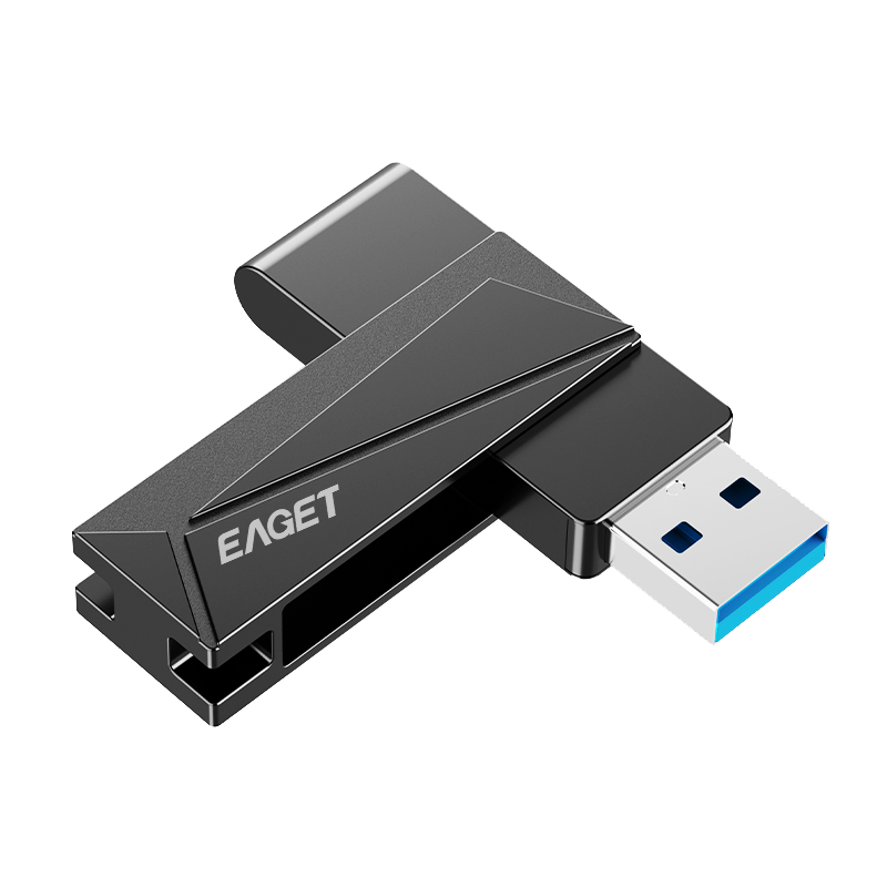 忆捷(Eaget)F68 USB3.2 U盘 高速全金属360度旋转优盘256GB高清大图