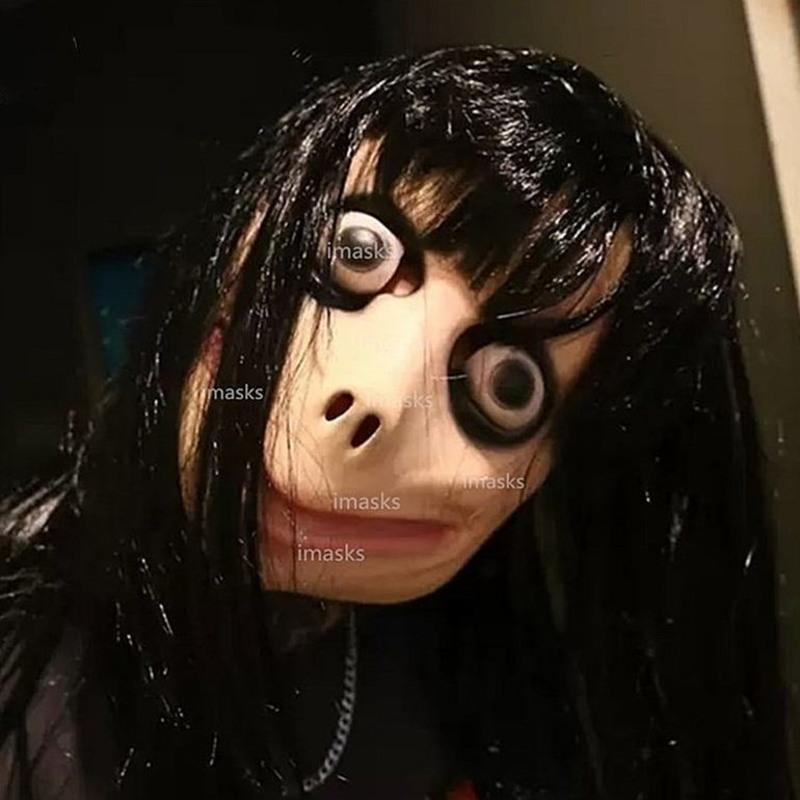 女鬼面具密室逃脱道具鬼屋昆池岩游戏角色桌游npc吓人剧本杀面具 血腥