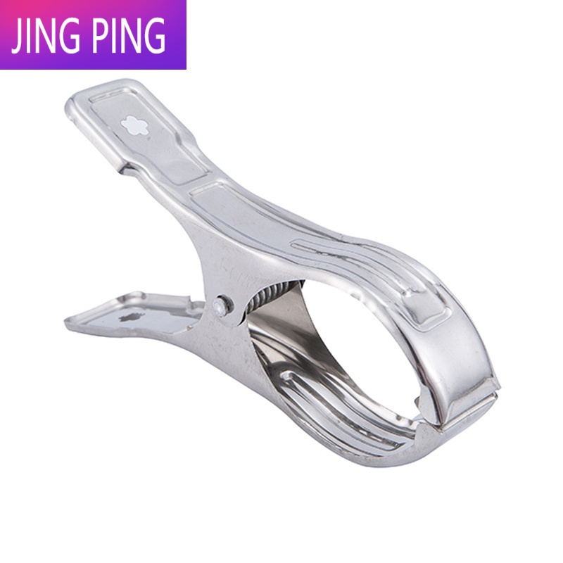 敬平不锈钢强力夹子晾衣架晾衣夹晒被子晾衣服大夹子被夹固定器防风夹