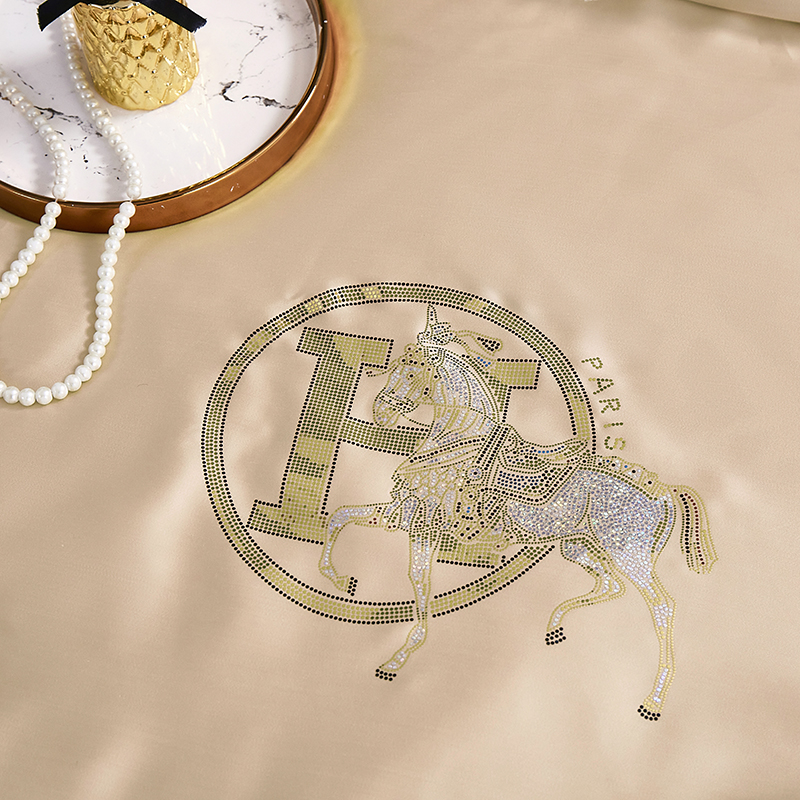 唐纳家纺 御锦天丝夏被-迷雾金 200*230CM- TN-SQ23034高清大图