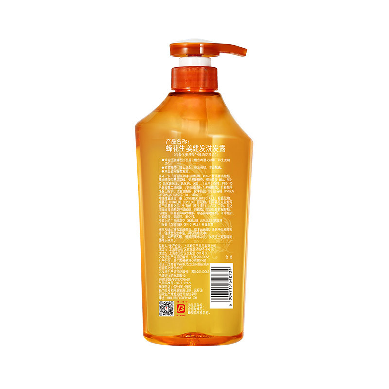 蜂花 生姜健发洗发露750ml 无硅配方强韧发丝高清大图