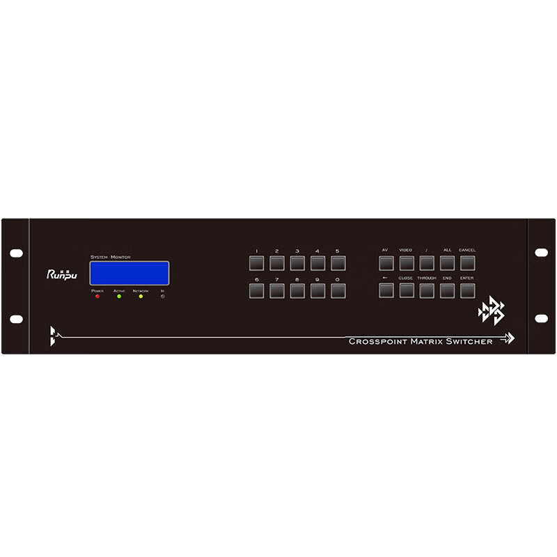 润普Runpu 国产化音视频会议系统8进8出高清混合矩阵 支持麒麟系统(接口可按需定制)RP-JZ-HJ0808G高清大图