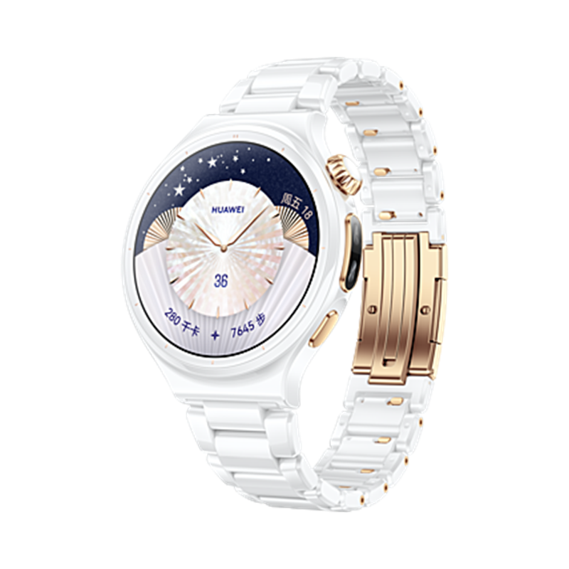 华为HUAWEI WATCH 6 Pro 46mm钛空银航空级钛合金AI健康洞察血管与代谢风险研究华为智能通话手表高清大图