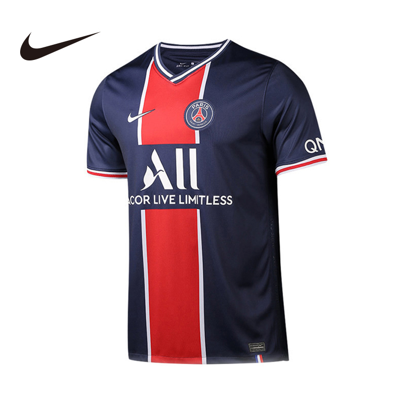 Nike/耐克 20-21赛季男子PSG巴黎圣日耳曼主场球迷球衣短袖 CD4242-411