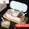 调料罐套装调味料罐子厨房用品带盖味精组合盐罐品佐料家用收纳盒 敬平 灰色厨房收纳盒