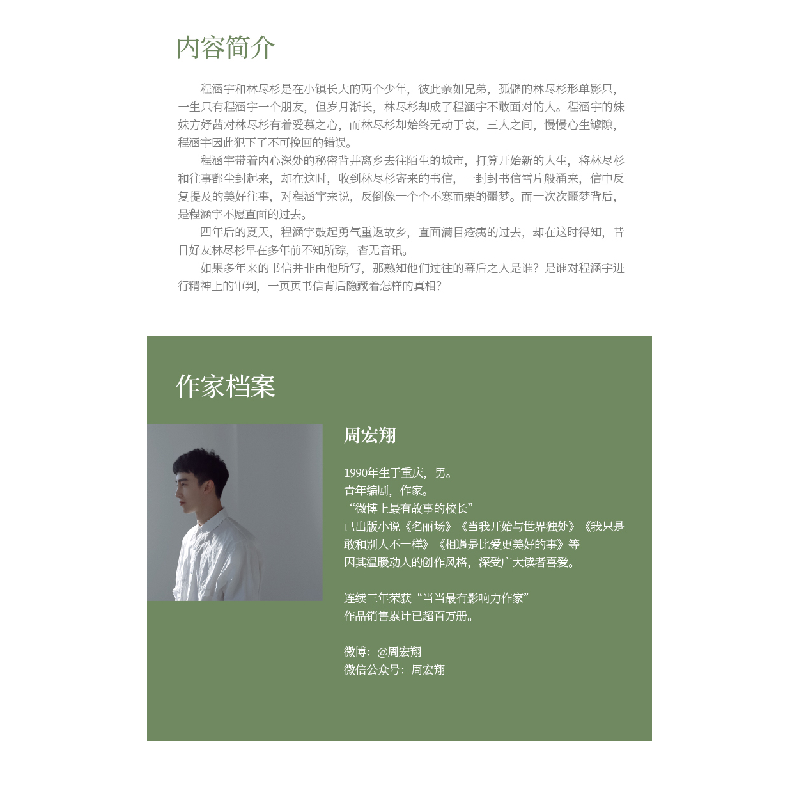 正版 少年如风两相望 周宏翔 人民文学出版社 9787020134489 书籍高清大图