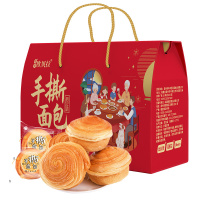 比比赞手撕面包礼盒 1280g整箱装蛋糕点心礼盒走亲访友送礼新年伴手礼年货节