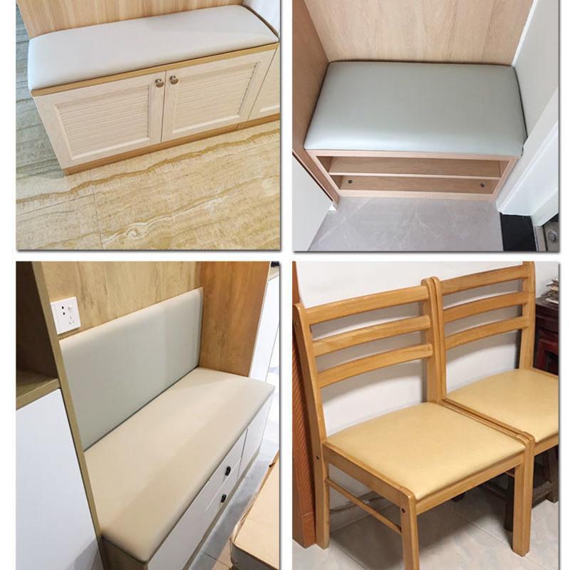 卡座软包坐垫玄关换鞋凳子屁股垫餐厅靠背长椅子垫榻榻米床头墙围