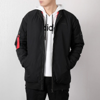 Adidas/阿迪达斯 NEO 男士装 休闲运动服夹克外套中款羽绒服DU2395 DU2396