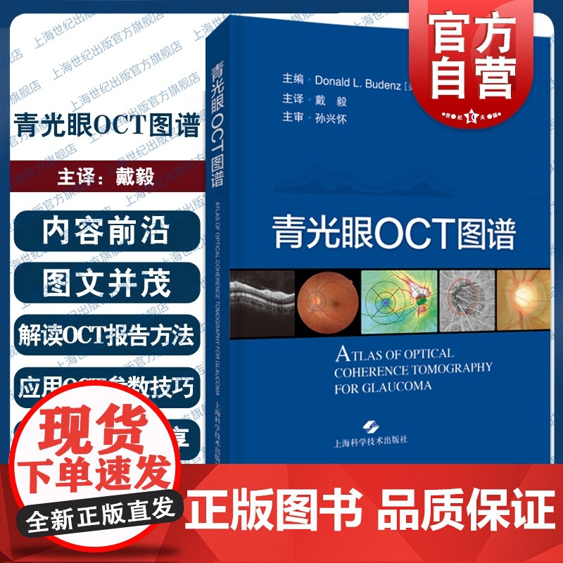 青光眼OCT图谱 相干光层析成像术OCT发展青光眼中应用基础视乳头视网膜参数戴毅主译上海科学技术出版社眼科学高清大图