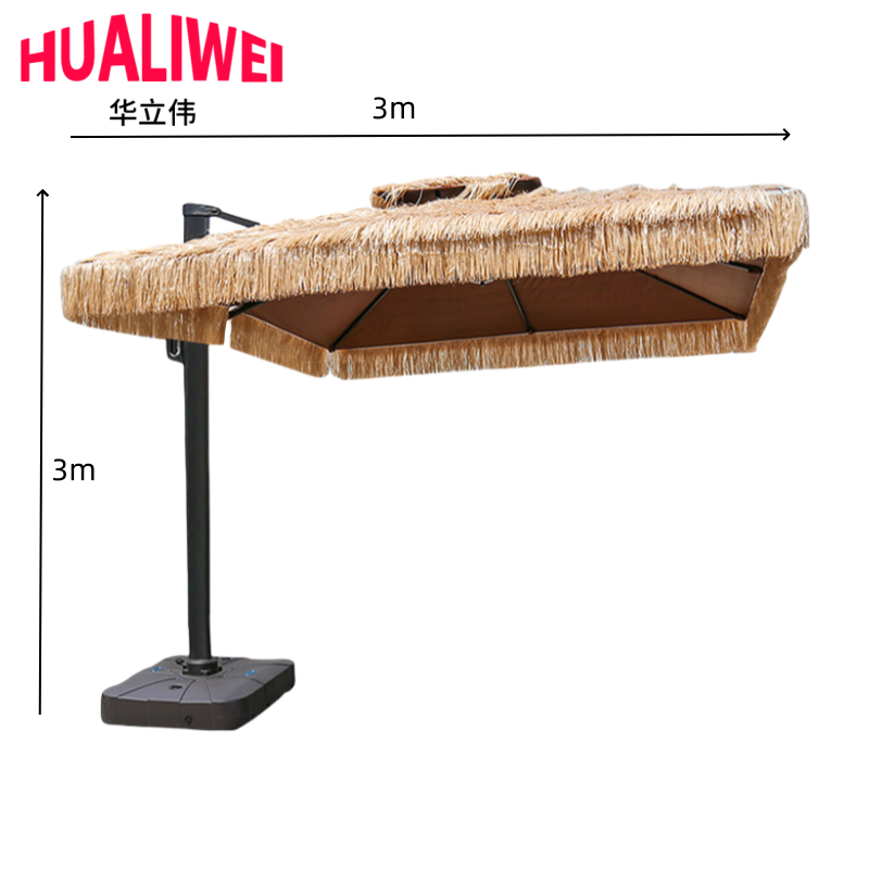 华立伟 户外伞3m+水箱底座把