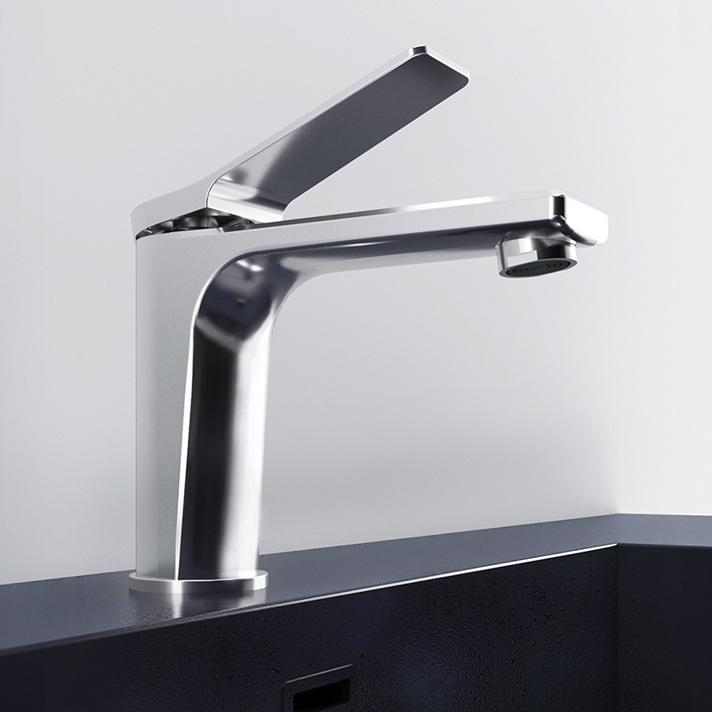 冷热面盆水龙头 单把双控冷热洗脸盆水龙头 陶瓷片阀芯浴室龙头ae4141