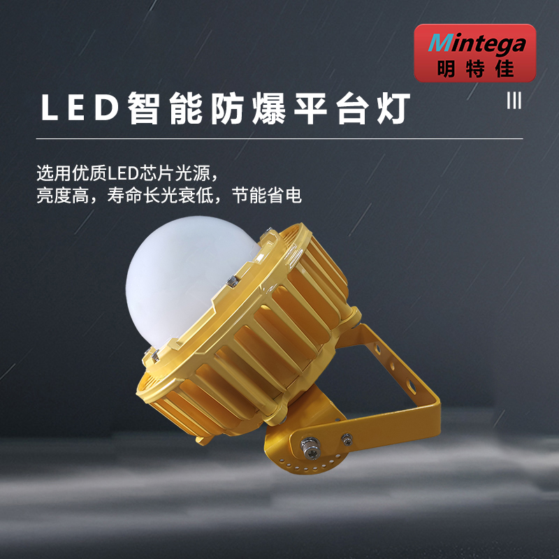 明特佳-Mintega FPD8504Z-L50 LED智能防爆平台灯 50W 黄色 (单位:套)