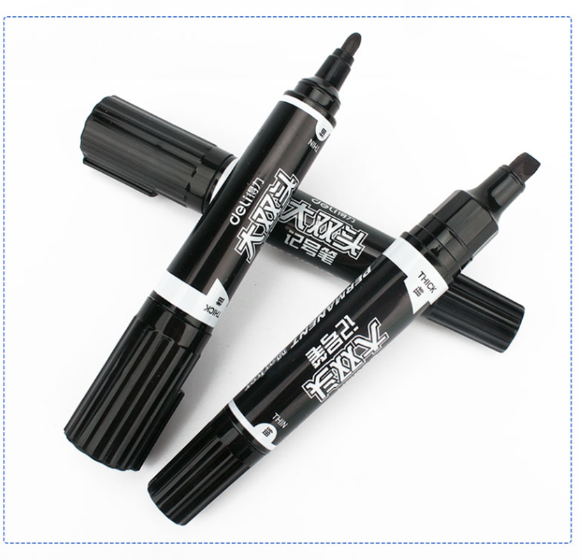 得力记号笔 S555 大号双头（仅供西安市）高清大图