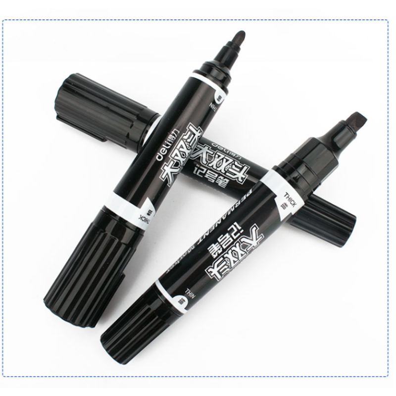 得力记号笔 S555 大号双头(仅供西安市)