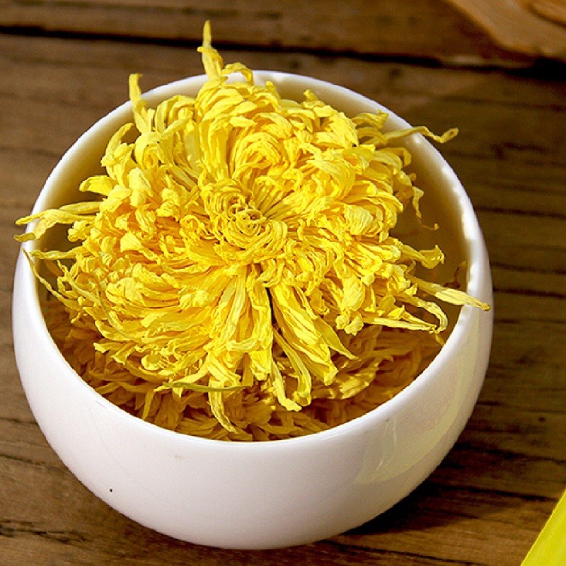 痴福 金丝皇菊大朵菊花茶一朵一杯黄菊大花茶可搭配枸杞红枣袋装100朵高清大图